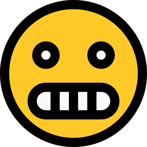 Shocked emoticons feelings people icon