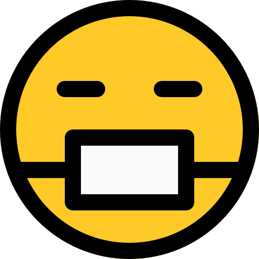 Sick smileys people emoji icon