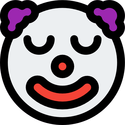 Clown people clown emoticons icon