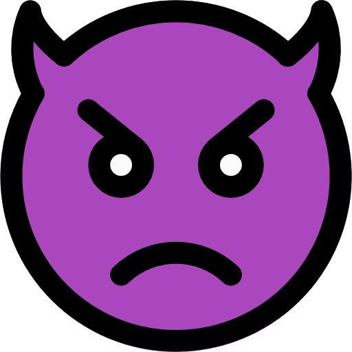 Devil feelings smileys emoji icon