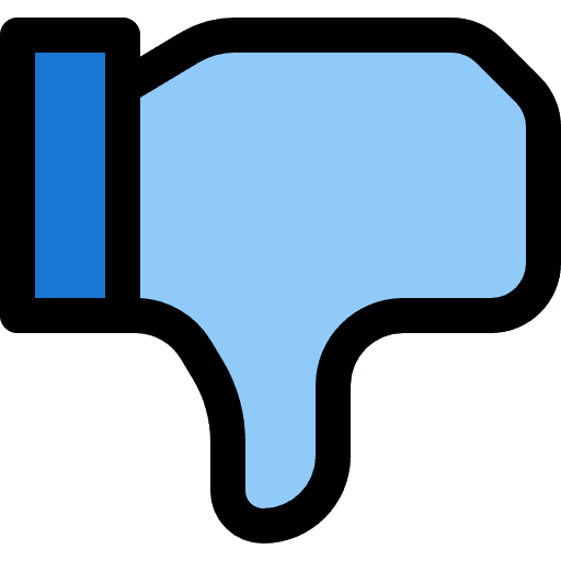 Dislike hand finger dislike icon