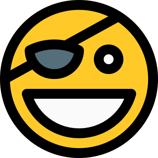 Pirate feelings emoticons people icon