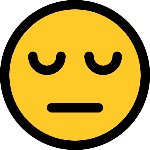 Tired emoticons people smileys icon