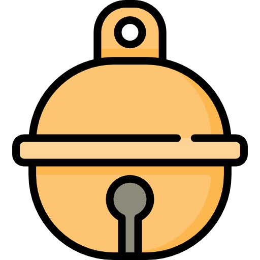 Bell musical instrument cat pet icon