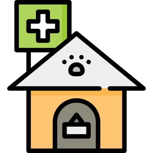 Clinic healthcare and medical clinic medical icon