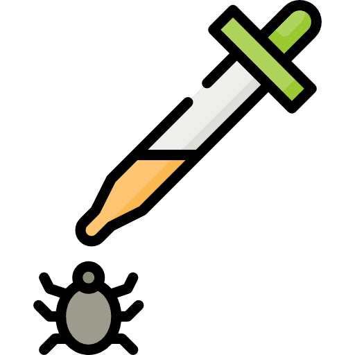 Flea insects healthcare and medical entomology icon