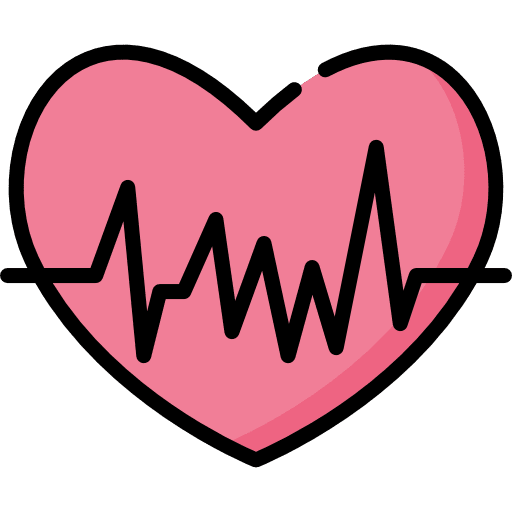 Heart rate heart rate pulse electrocardiogram icon