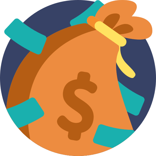 Money bag money dollar symbol money bag icon