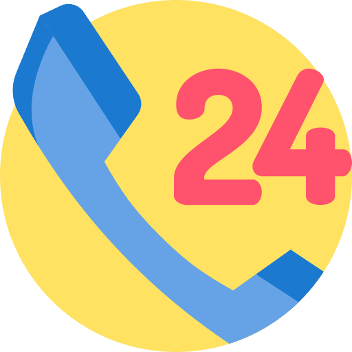 Phone customer service phone help icon
