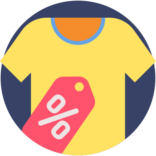 Sales sale shirt clothes icon