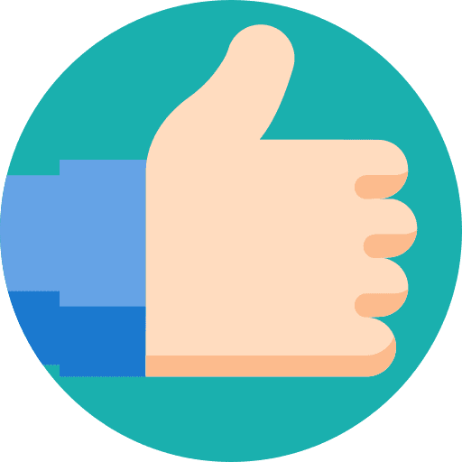 Like better like thumb up icon