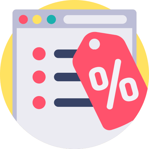 Sale percentage discount sale icon