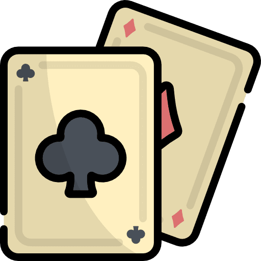 Cards gambling games gambler icon