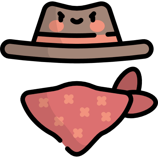 Bandit hat costume fashion icon