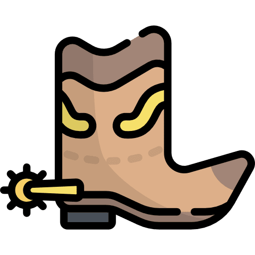 Boot sheriff cowboy fashion icon