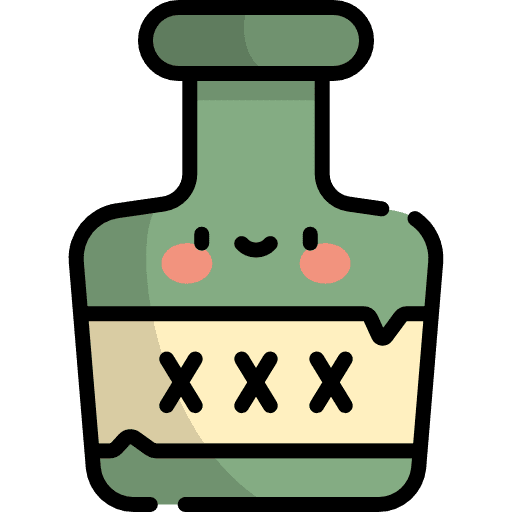 Whiskey food drinks bottle icon
