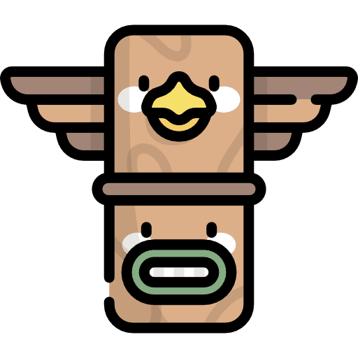 Totem anthropology religious indian icon