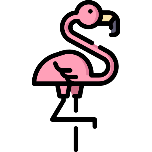 Flamingo animals animal flamingos icon