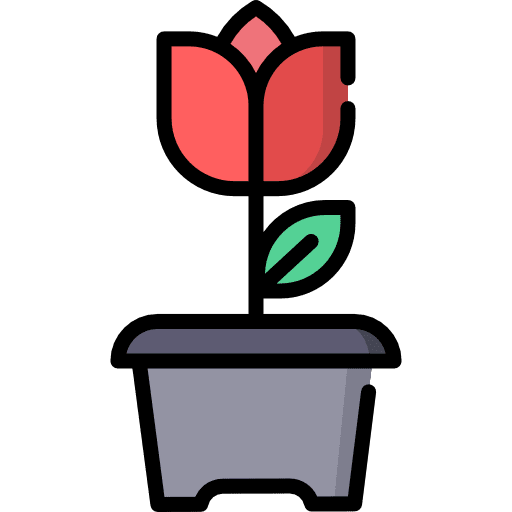 Flower plant farming and gardening gardening icon