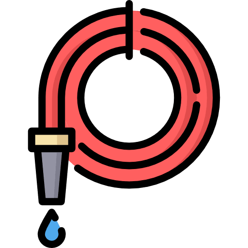 Hose hose tools and utensils fireman icon