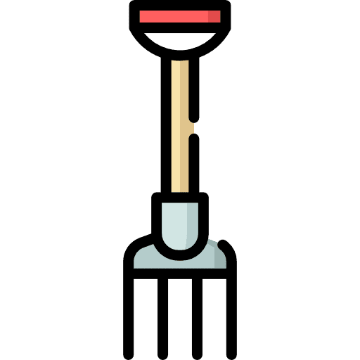 Pitchfork pitchfork farming and gardening rake icon