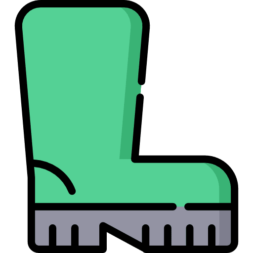 Boots footwear gardening accessory icon
