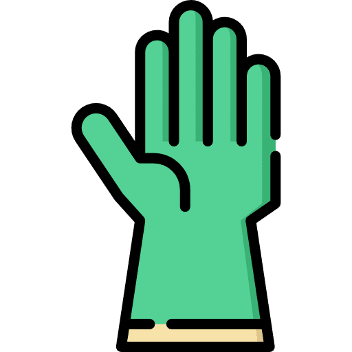 Gloves furniture and household latex medical icon