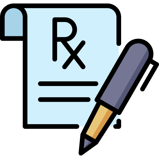 Prescription prescription pen note icon