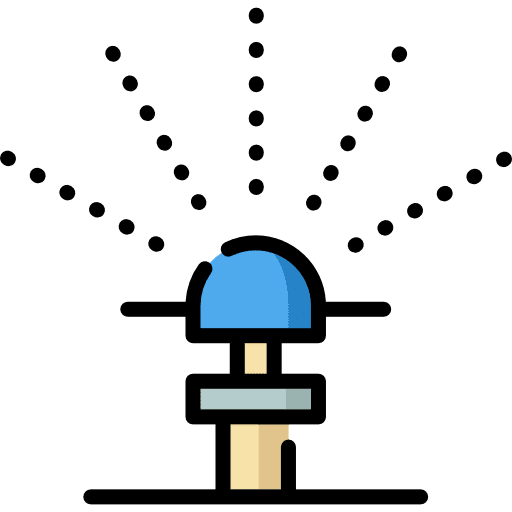 Sprinkler ecology and environment water safety icon