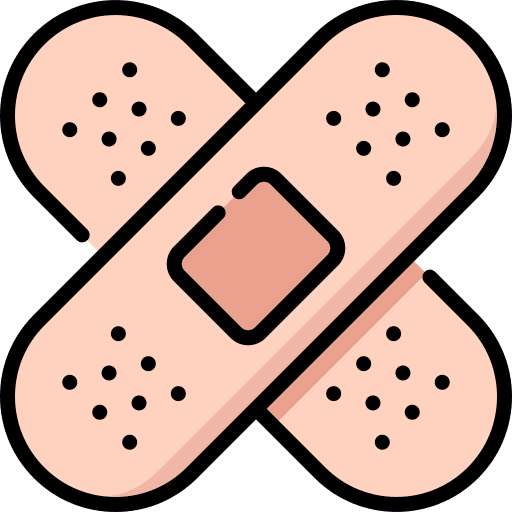 Bandage first aid bandage health care icon