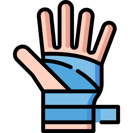 Injury medical body parts hand icon