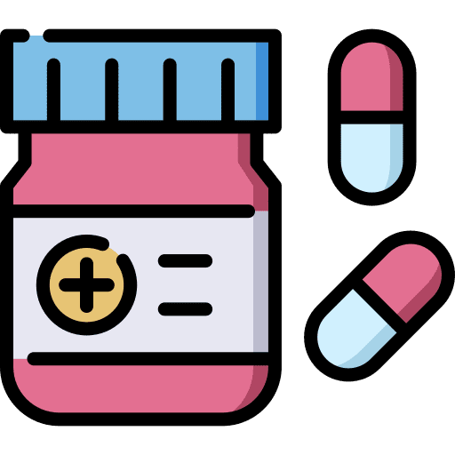 Pills medicine medical healthcare and medical icon