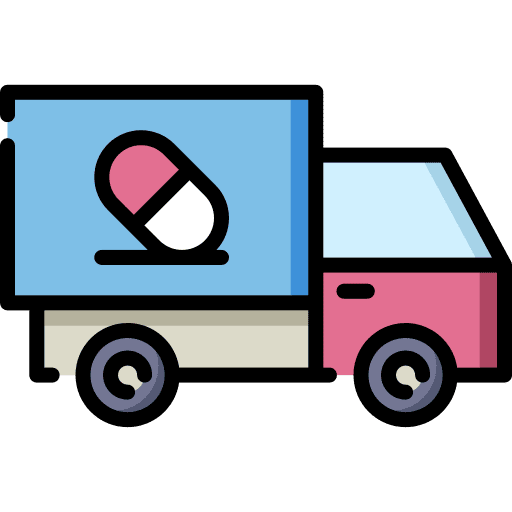 Truck trucks transport side view icon