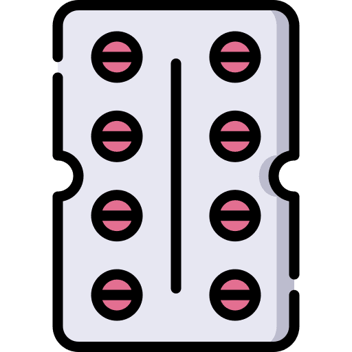 Antibiotic healthcare drug medical icon