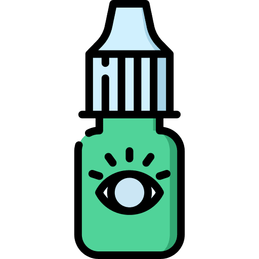 Eye dropper medical tool drops icon