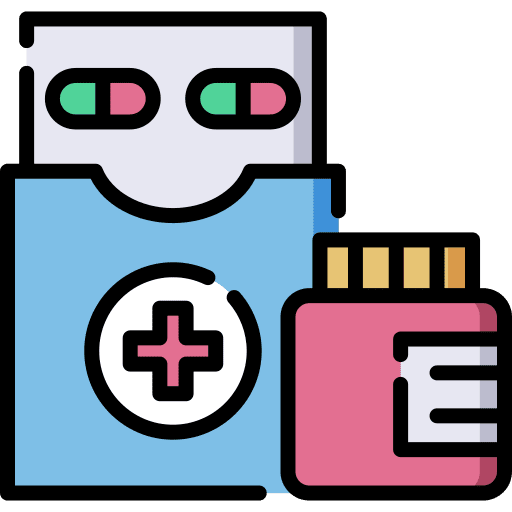 Medicines tools and utensils medical tablets icon