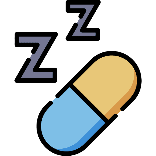 Sleeping miscellaneous healthcare and medical sleep icon
