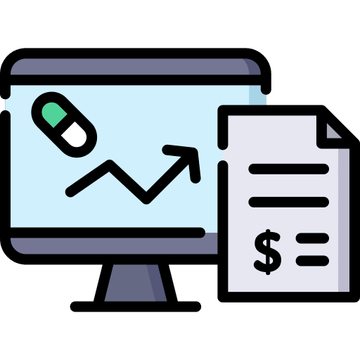 Pharmacy online store healthcare and medical supermarket icon