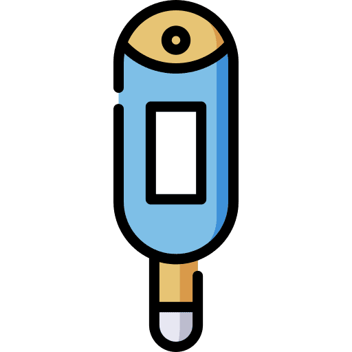 Thermometer fahrenheit celsius thermometer icon