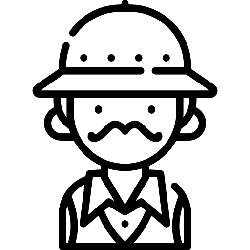 Hunter profession professions and jobs safari icon