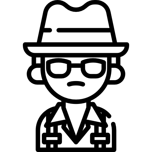 Mafia man people professions and jobs icon