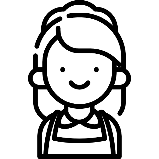 Maid avatar maid professions and jobs icon