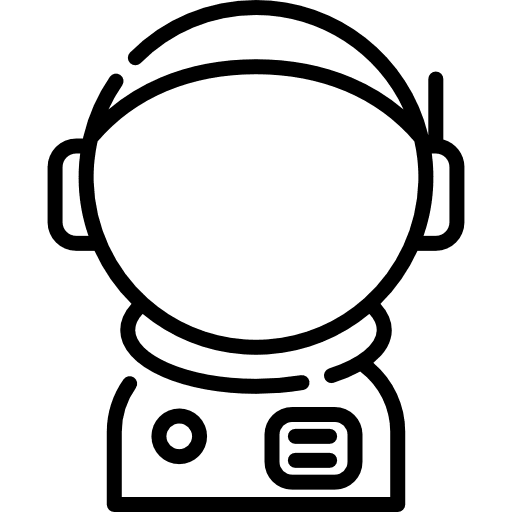 Astronaut professions and jobs avatar astronaut icon