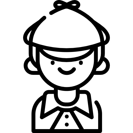 Detective profession inspection people icon