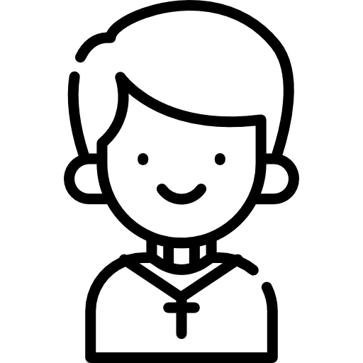 Priest occupation profession job icon