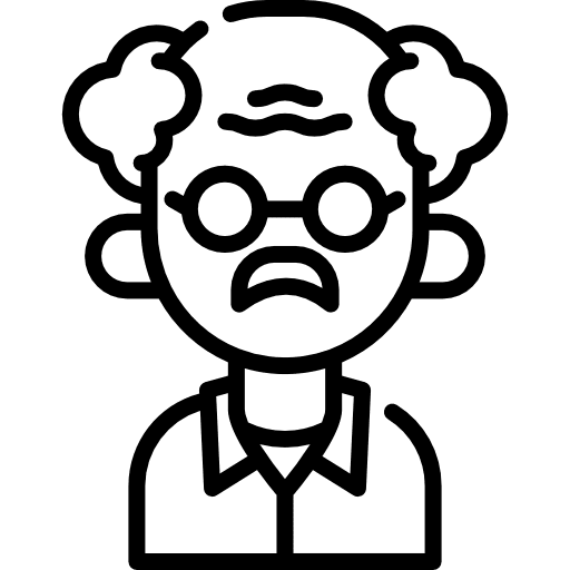 Teacher job educator profession icon