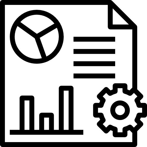 Analytics interface stats archive icon