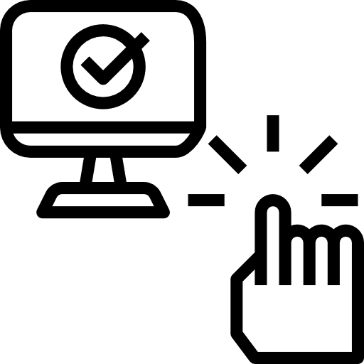 Click pc online monitor icon