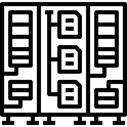 Database multimedia files hosting icon