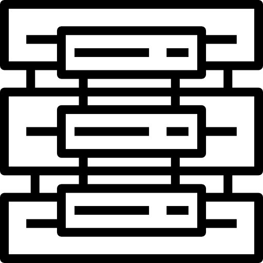 Server multimedia storage server icon